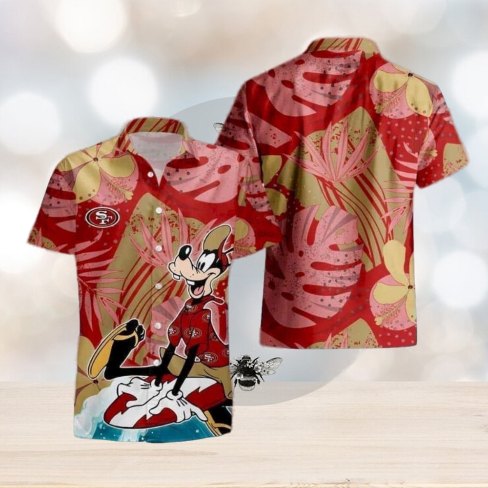 Goofy NFL San Francisco 49ers Hawaiian Shirt For Summer Lovers, NFL Hawaiian Shirt - Limotees