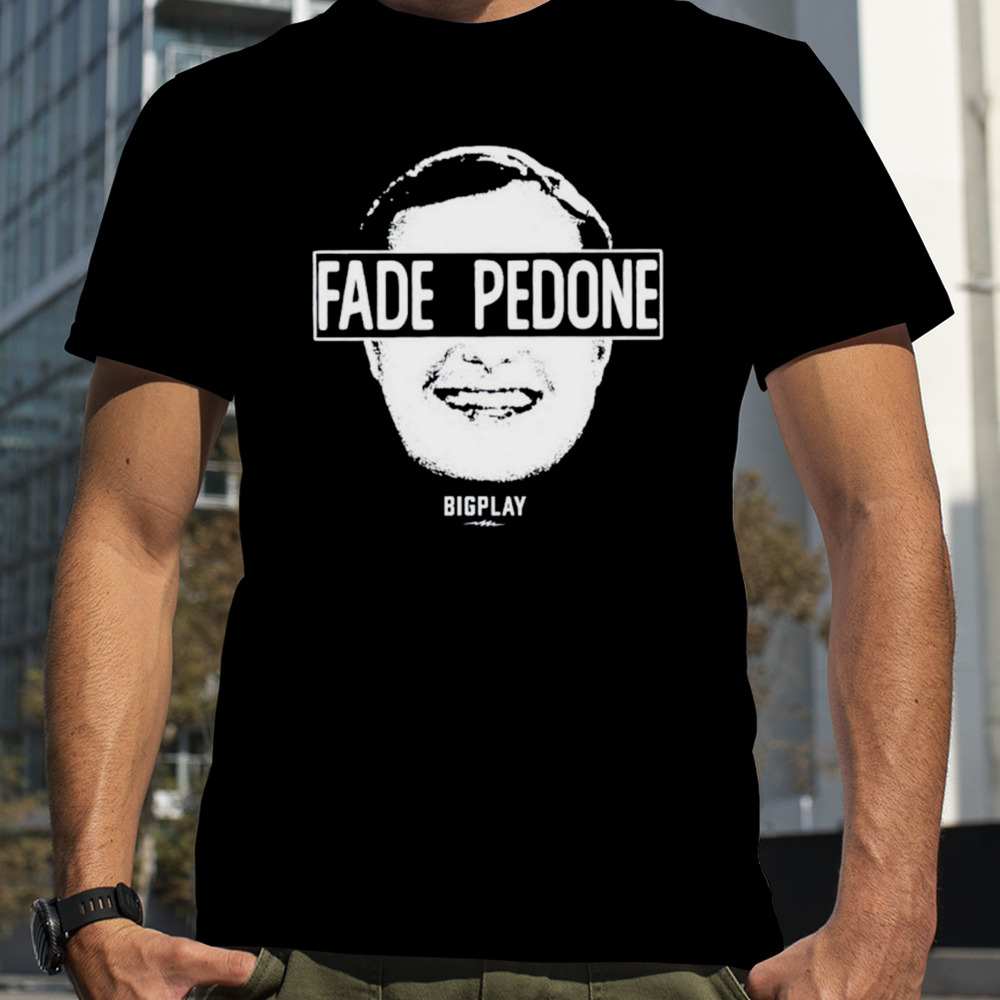 Grady wearing fade pedone shirt