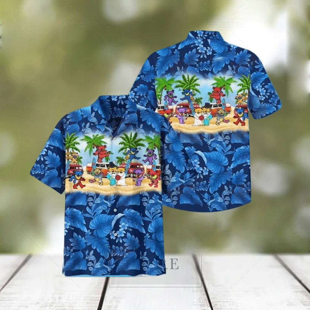 Grateful Dead Dancing Bears Hawaiian Shirt Summer Gift For Friend - Limotees