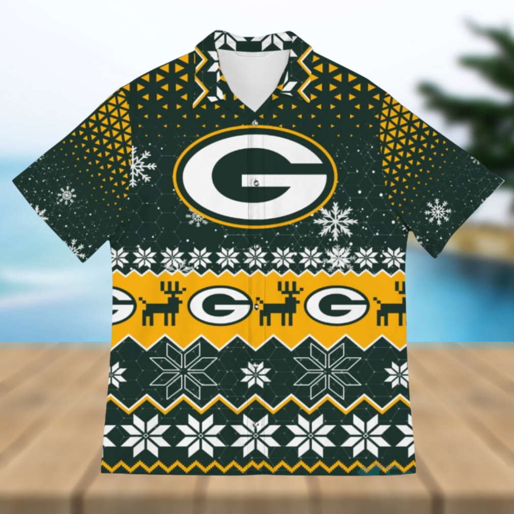 Green Bay Christmas Hawaiian Shirt - Limotees