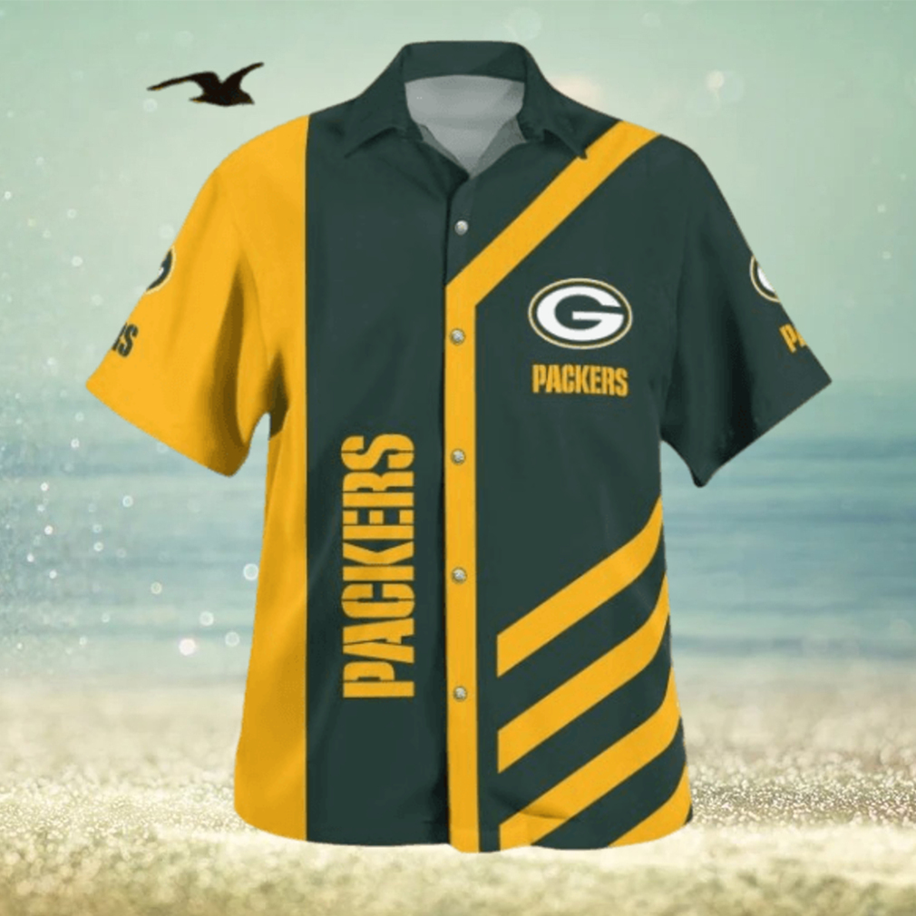 Green Bay Packers Hula 3D Hawaiian Shirt Best For Fans Beach Gift For Men And Women - Limotees