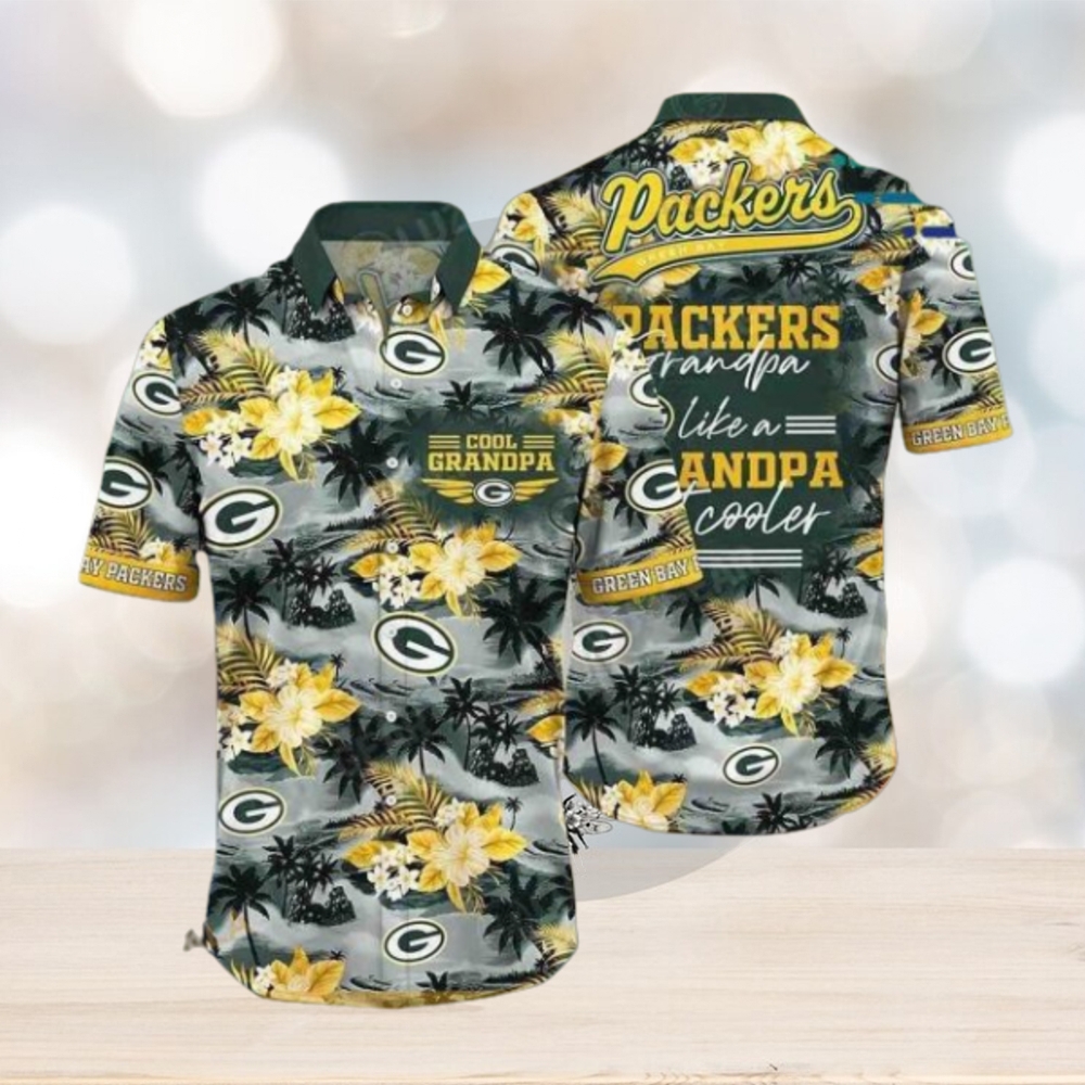 Green Bay Packers NFL Hawaiian Shirt For Grandparent Beach Shirt - Limotees