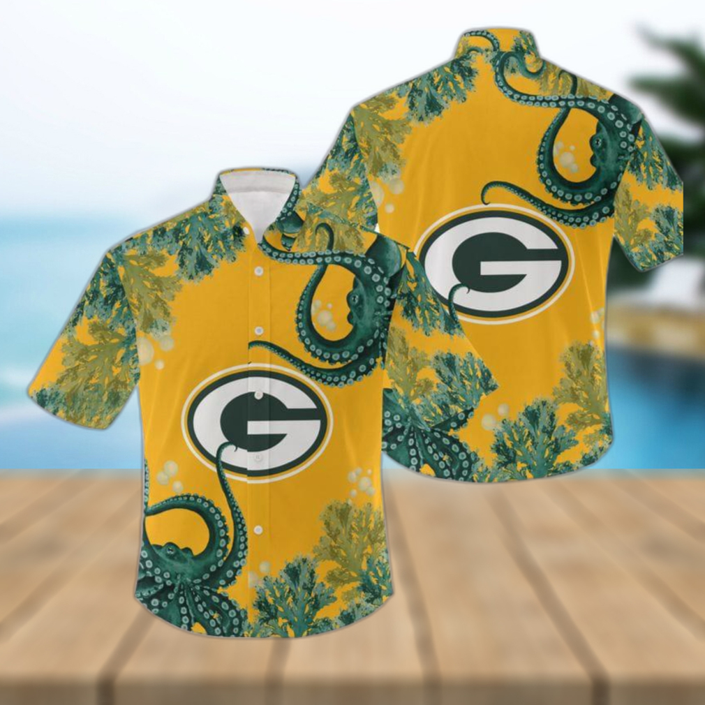 Green Bay Packers NFL Paradise Trending Hawaiian Shirt Tropical Gift For Men And Women Fans - Limotees