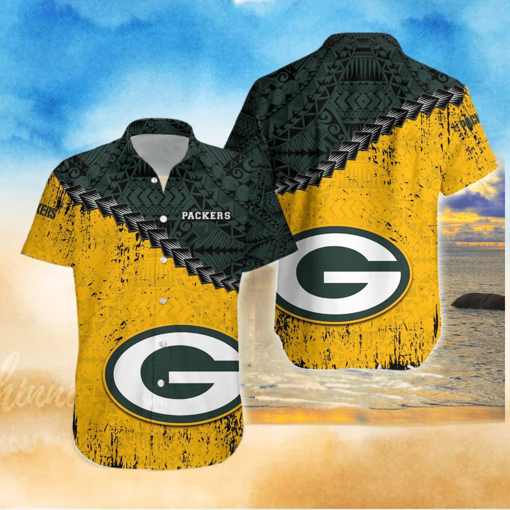 Green Bay Packers NFL Polynesian Tattoo Hawaiian Shirt T35jkBW5T - Limotees