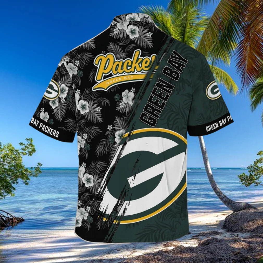 Green Bay Packers NFL x Mickey Mouse Tropical Pattern Hawaiian Shirt - Limotees