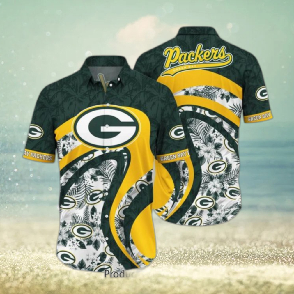 Green Bay Packers Nfl Hawaii Shirt Graphic Floral Tropical Pattern This Summer For Fan - Limotees