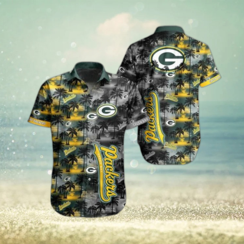 Green Bay Packers Nfl Hawaiian Shirt And Shirt Tropical Pattern Summer For Football Nfl Fans - Limotees