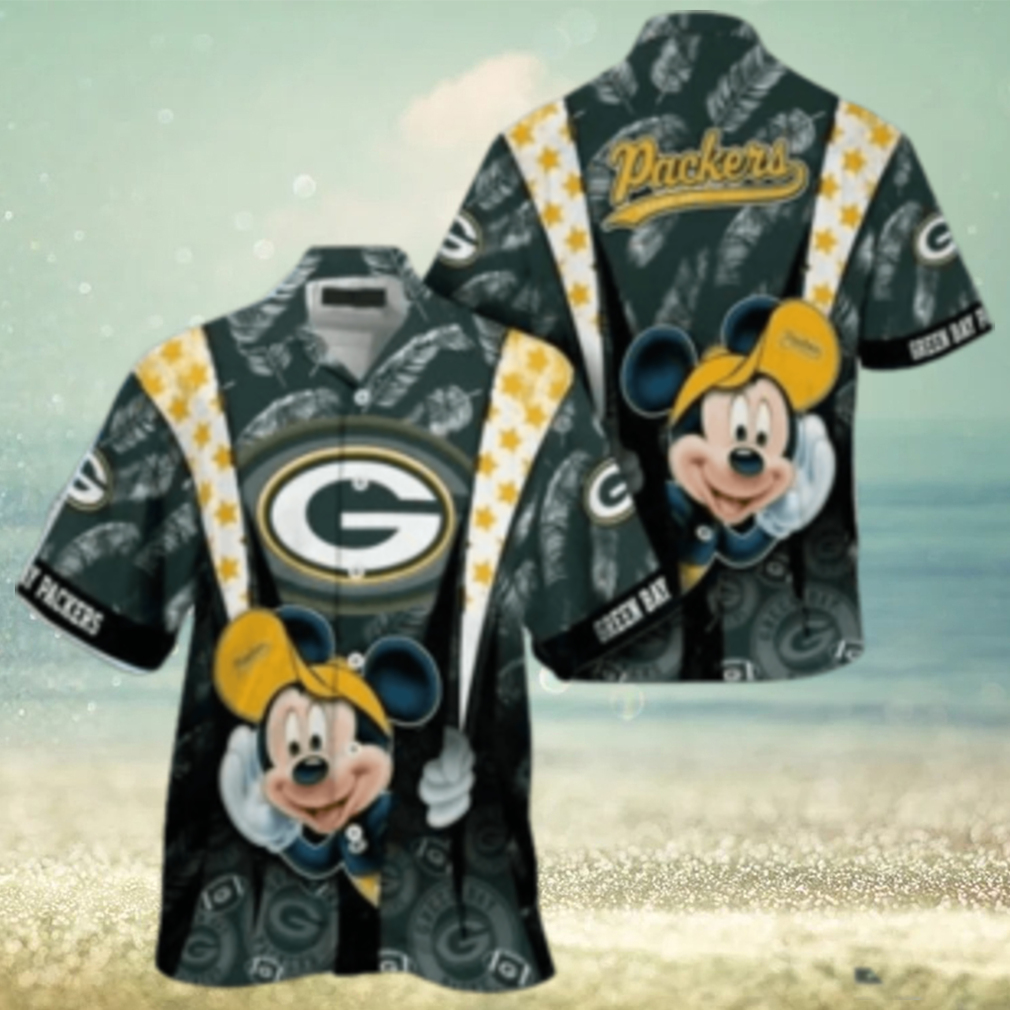 Green Bay Packers nfl mickey mouse Hawaiian Shirt custom for fan - Limotees