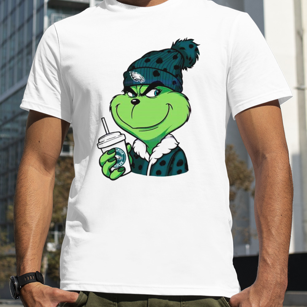 Grinch Philadelphia Eagles Logo shirt