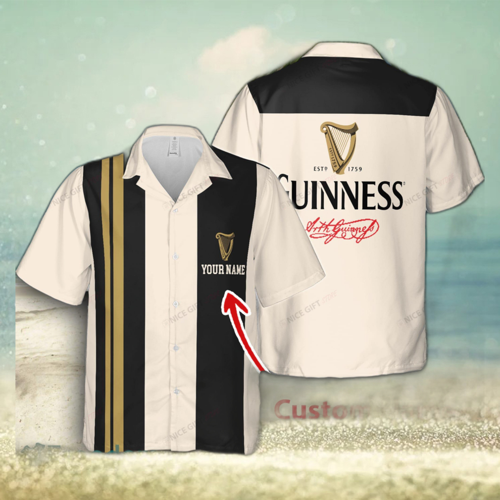 Guinness Vacation Custom Name Hawaiian Shirt Love Beer Gift - Limotees