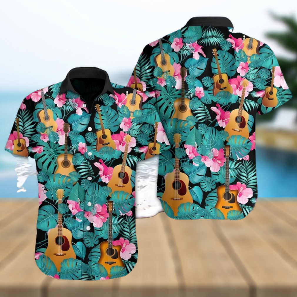 Guitar Tropical Hawaiian Shirt 1 - Limotees