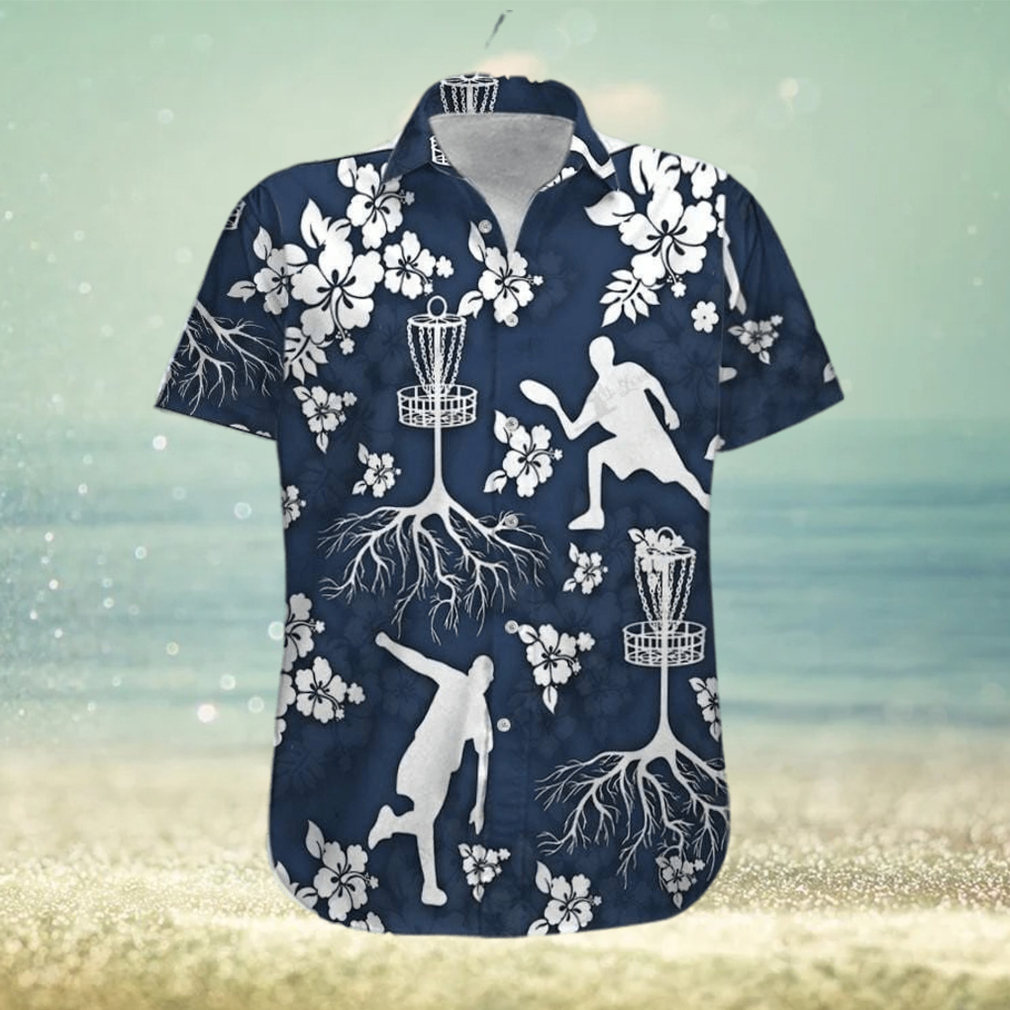 HAWAIIAN ALOHA SHIRTS DISC GOLF TREE HIBISCUS - Limotees