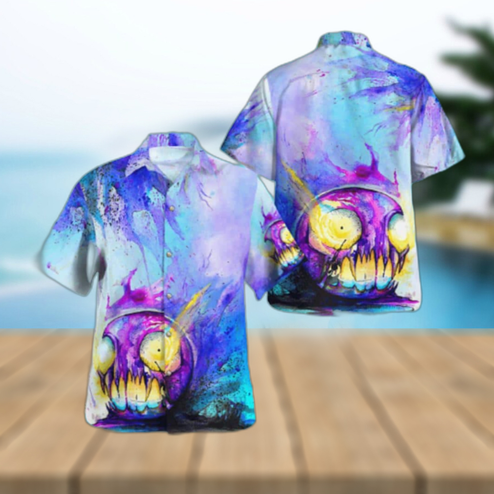 Halloween Aloha Gastly Pokemon Hawaiian Shirt Summer Beach Gift - Limotees