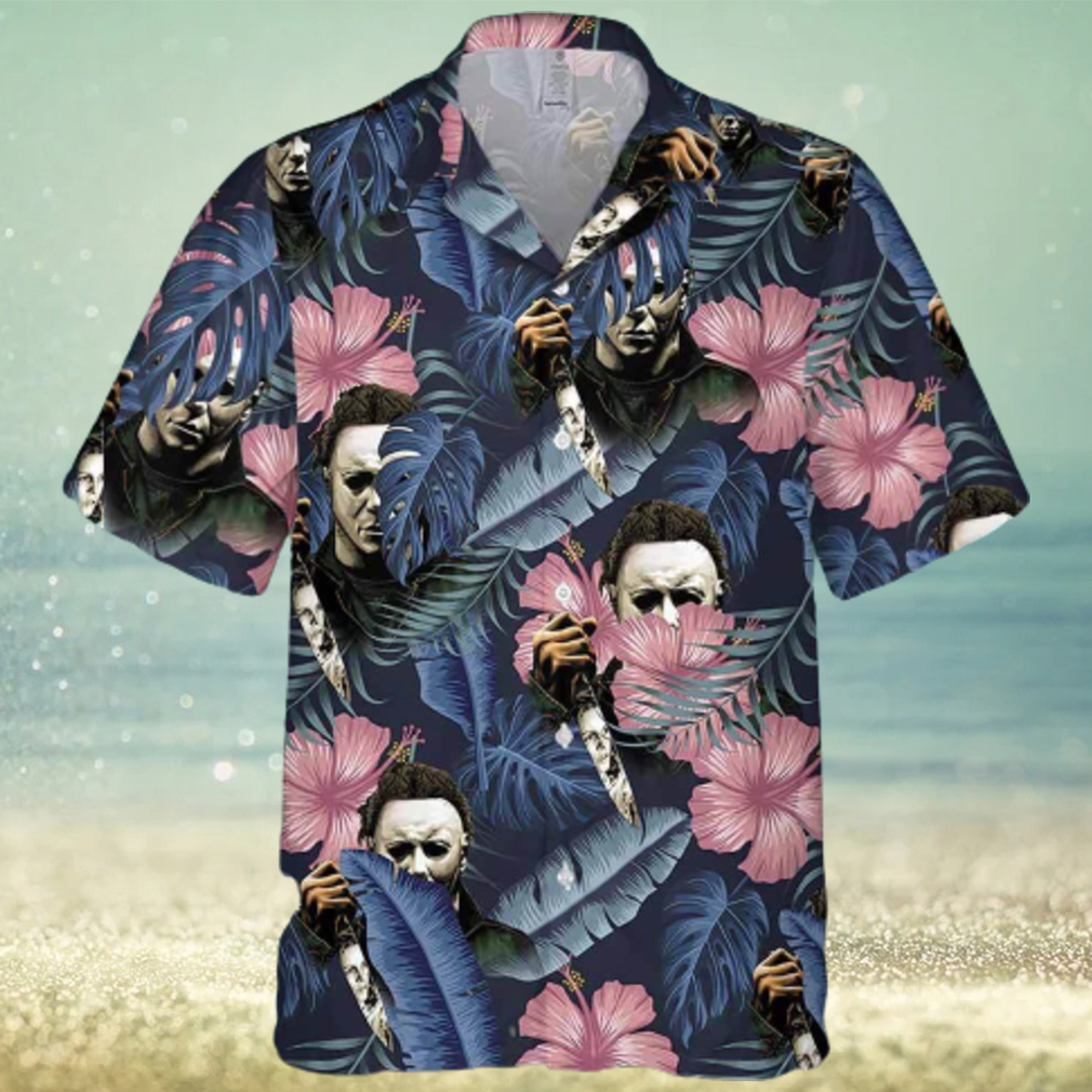 Halloween Michael Myers Tropical Hawaiian Shirt Gift - Limotees