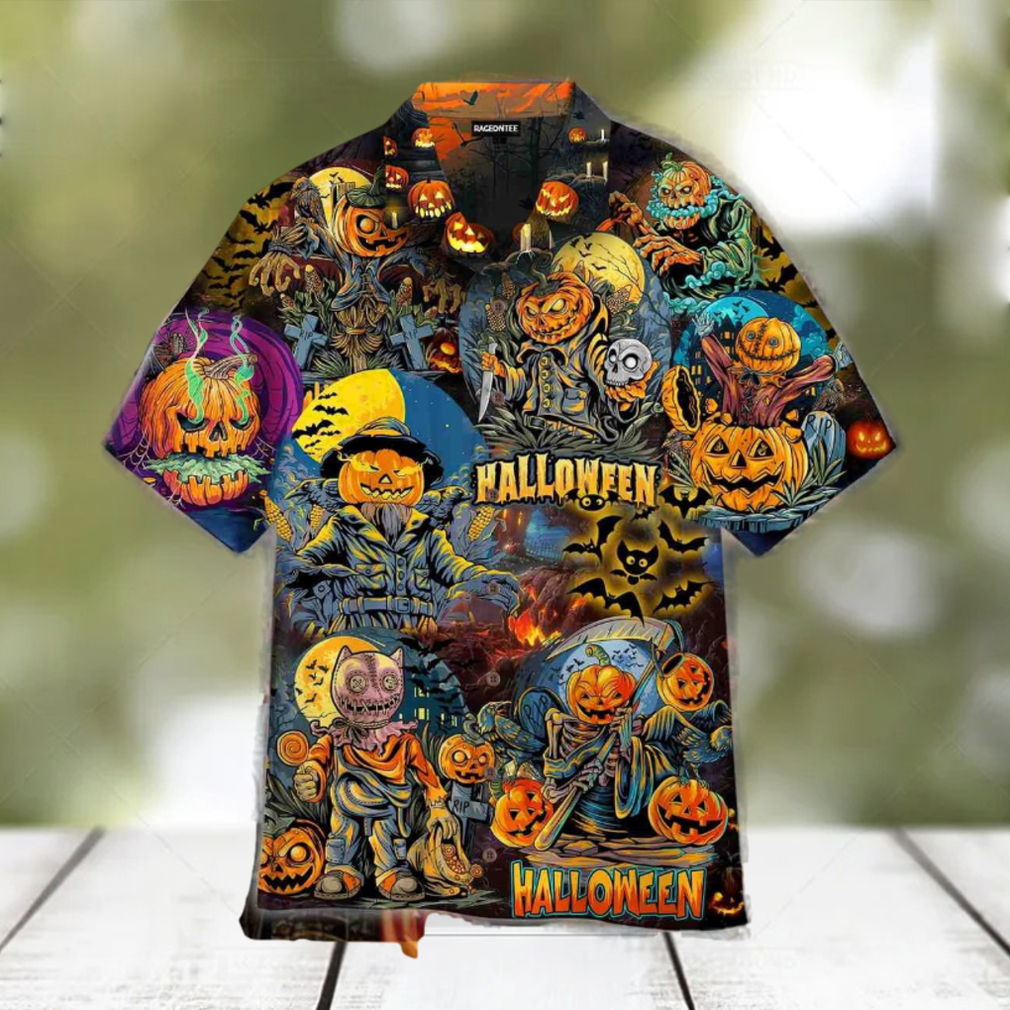 Halloween Zombie Pumpkin Halloween Hawaiian Shirt - Limotees