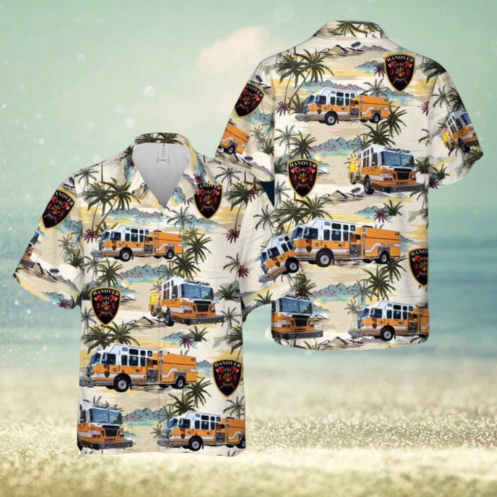 Hanover Fire Department 3D Hawaiian Shirt Summer Holiday Gift For Men And Women - Limotees