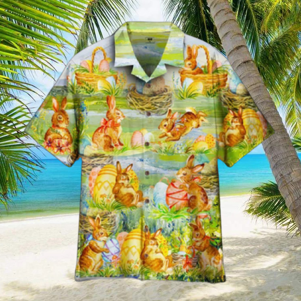 Happy Bunny Egg Easter Day Hawaiian Shirt - Limotees