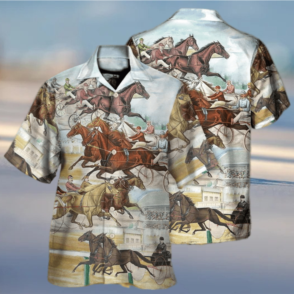 Harness Racing Horse Racing The Best Seat Hawaiian Shirt - Limotees