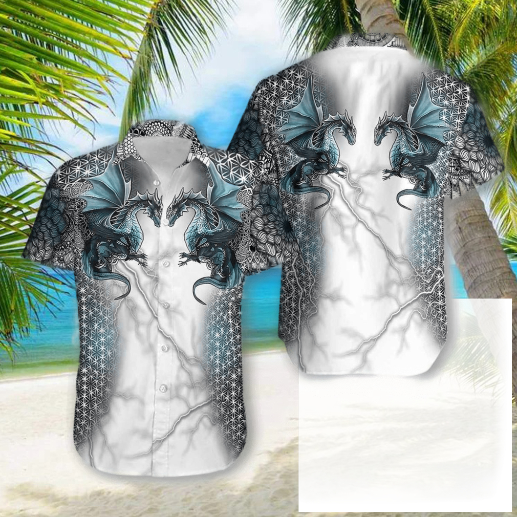 Hawaiian Aloha Shirts Dragons Tattoo Art - Limotees