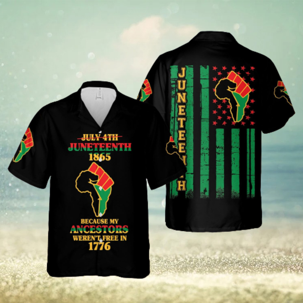 Hawaiian Aloha Shirts Juneteenth Since - Limotees