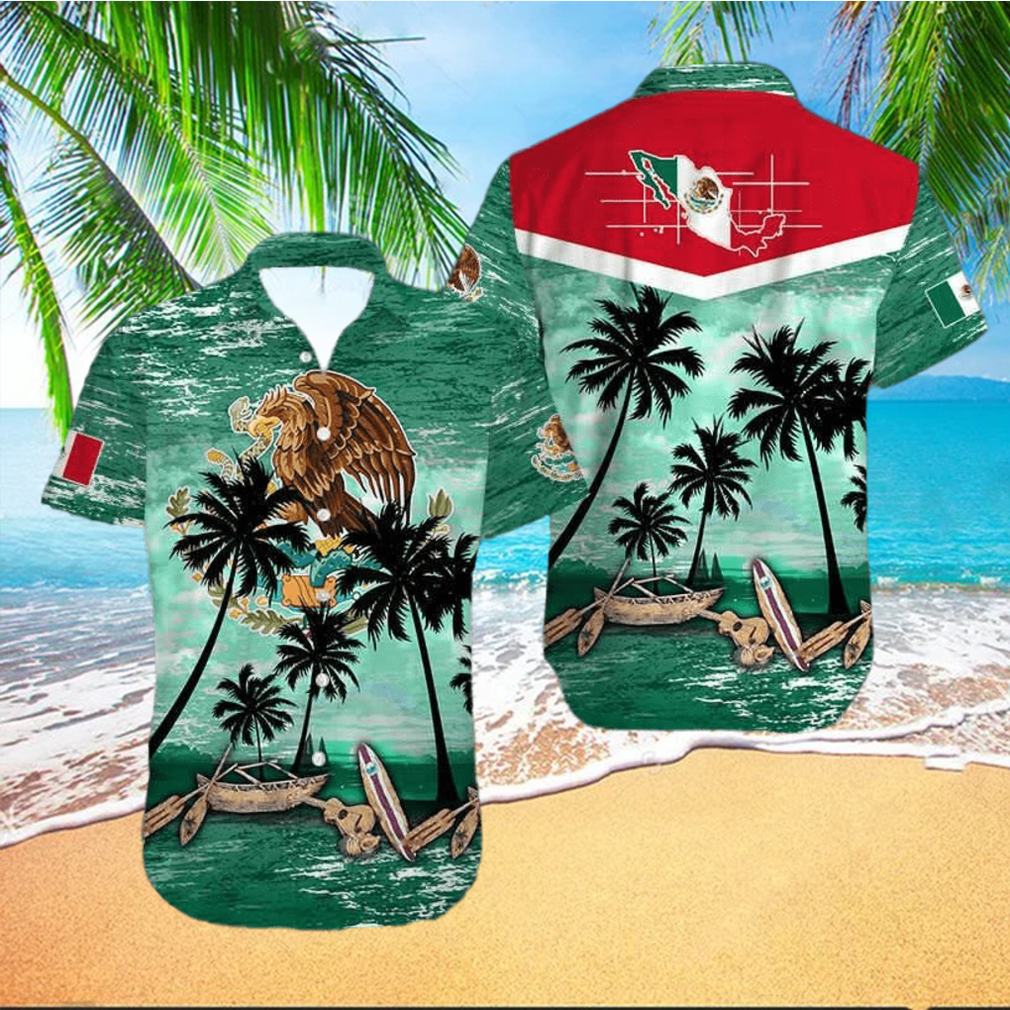 Hawaiian Aloha Shirts Mexico Palm Tree hawaiian shirt - Limotees