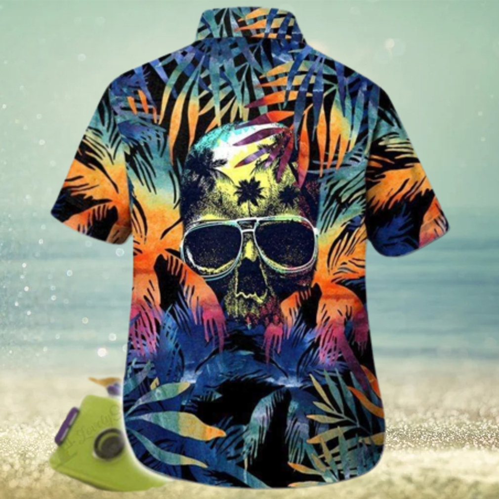 Hawaiian Aloha Shirts Skull Flower Leaves - Limotees