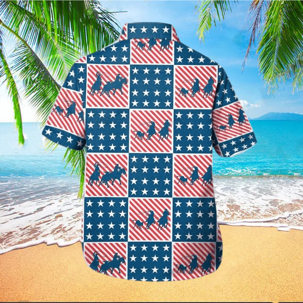 Hawaiian Aloha Shirts Team Roping America hawaiian shirt - Limotees