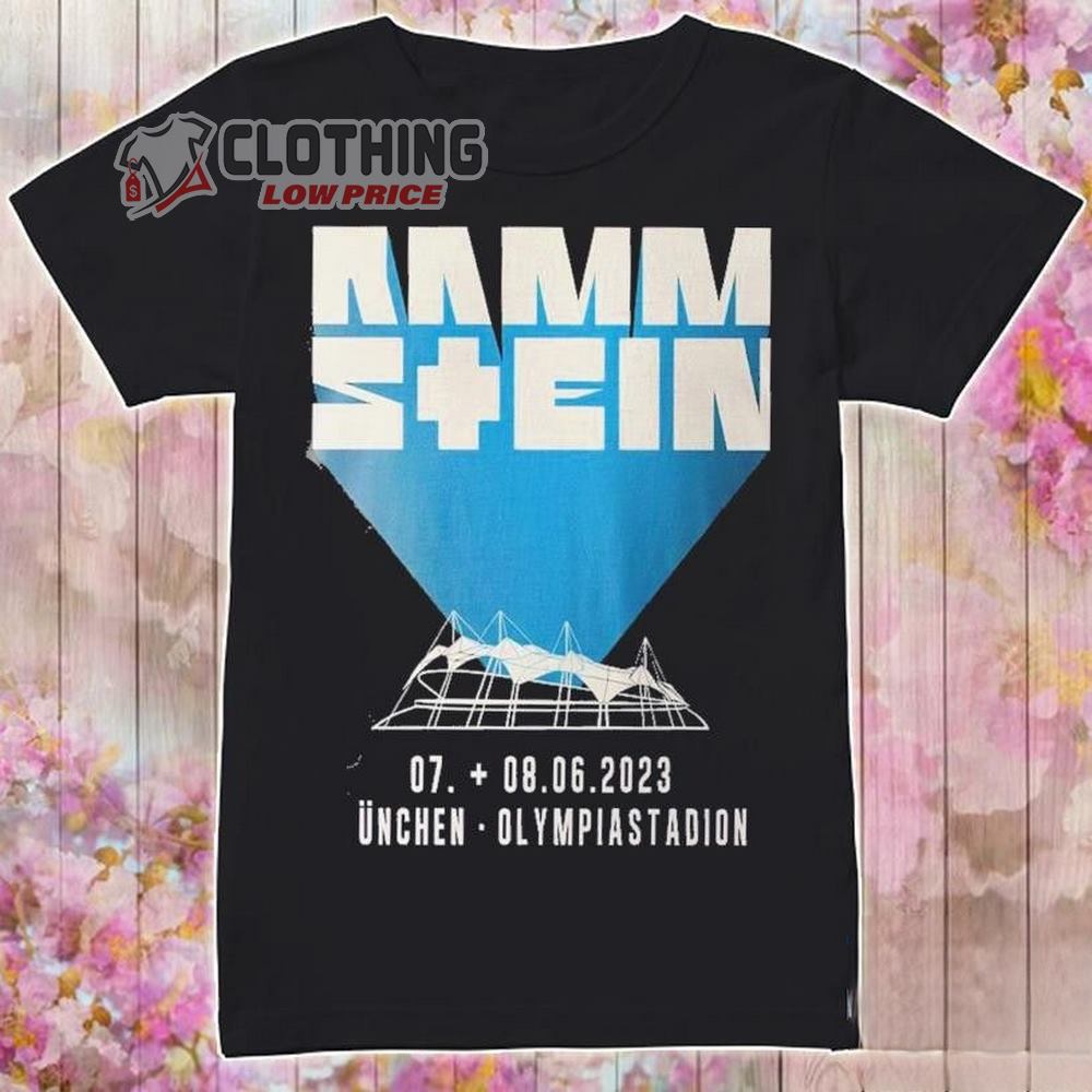 Rammstein Tour Unchen Olympiastaion Merch Rammstein Tour 2023 Shirt Rammstein Member T-Shirt