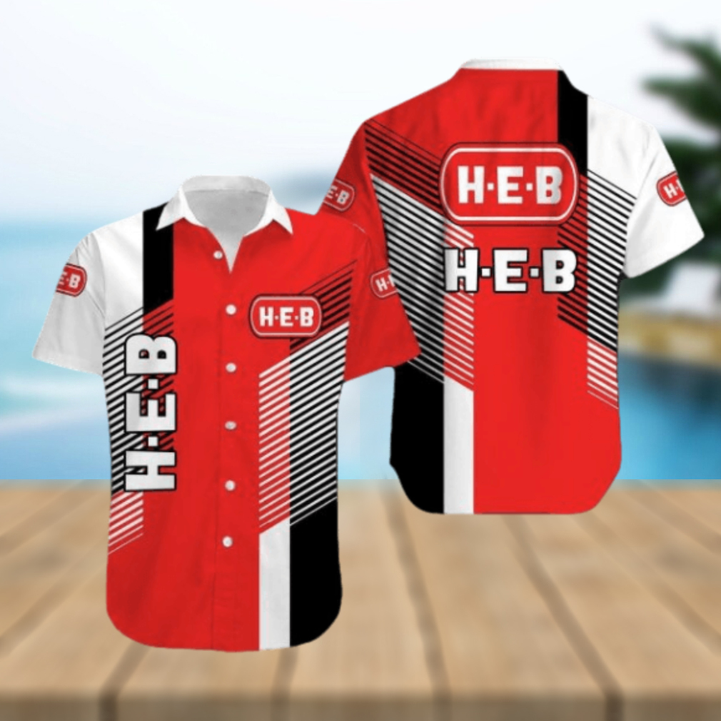 h e b Stylish Big Logo 3D Hawaiian Shirt For Men And Women - Limotees