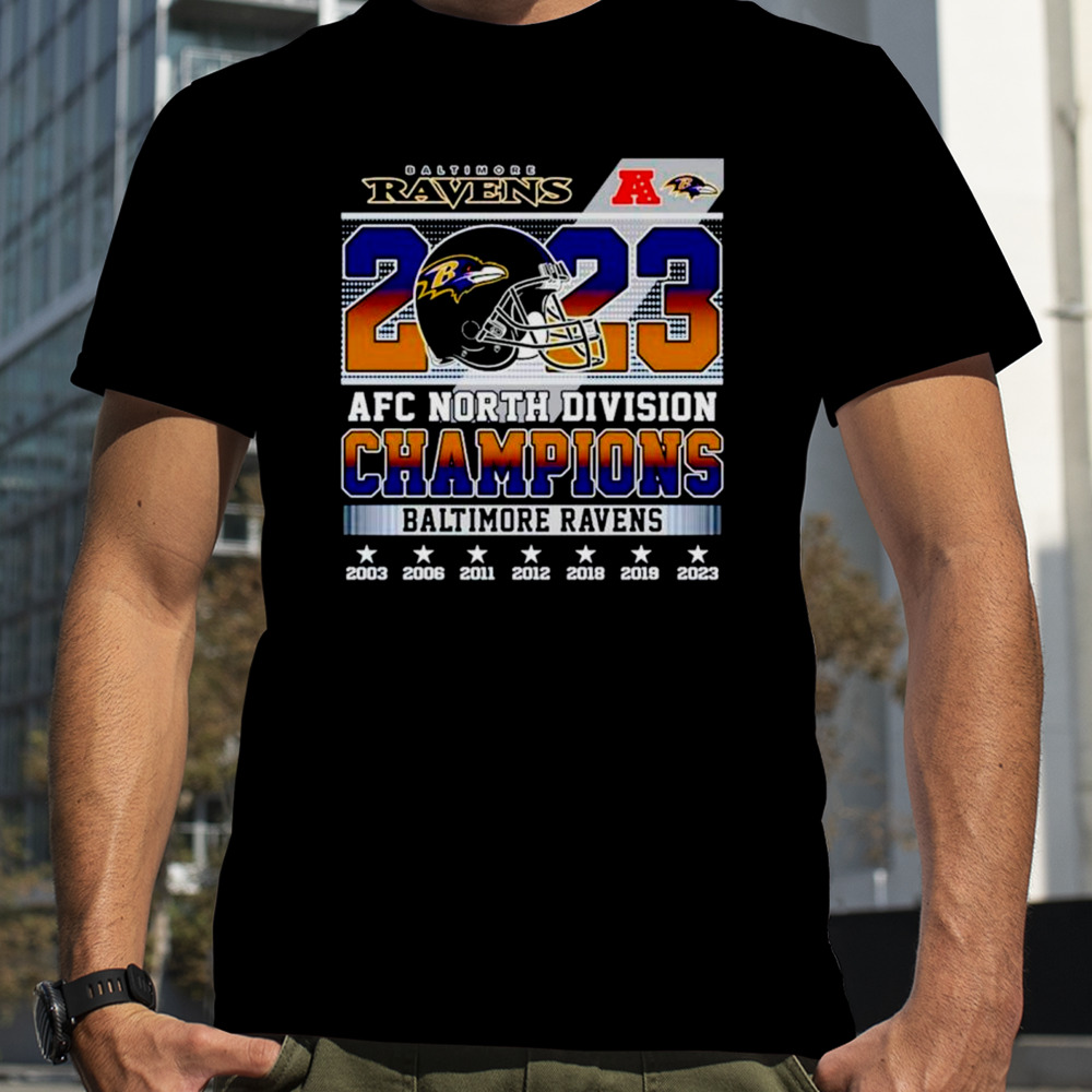 2023 AFC North Division Champions Baltimore Ravens shirt