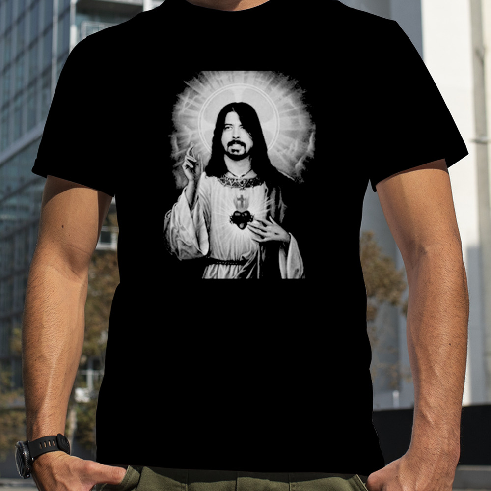 Dave Grohl Jesus Christ shirt