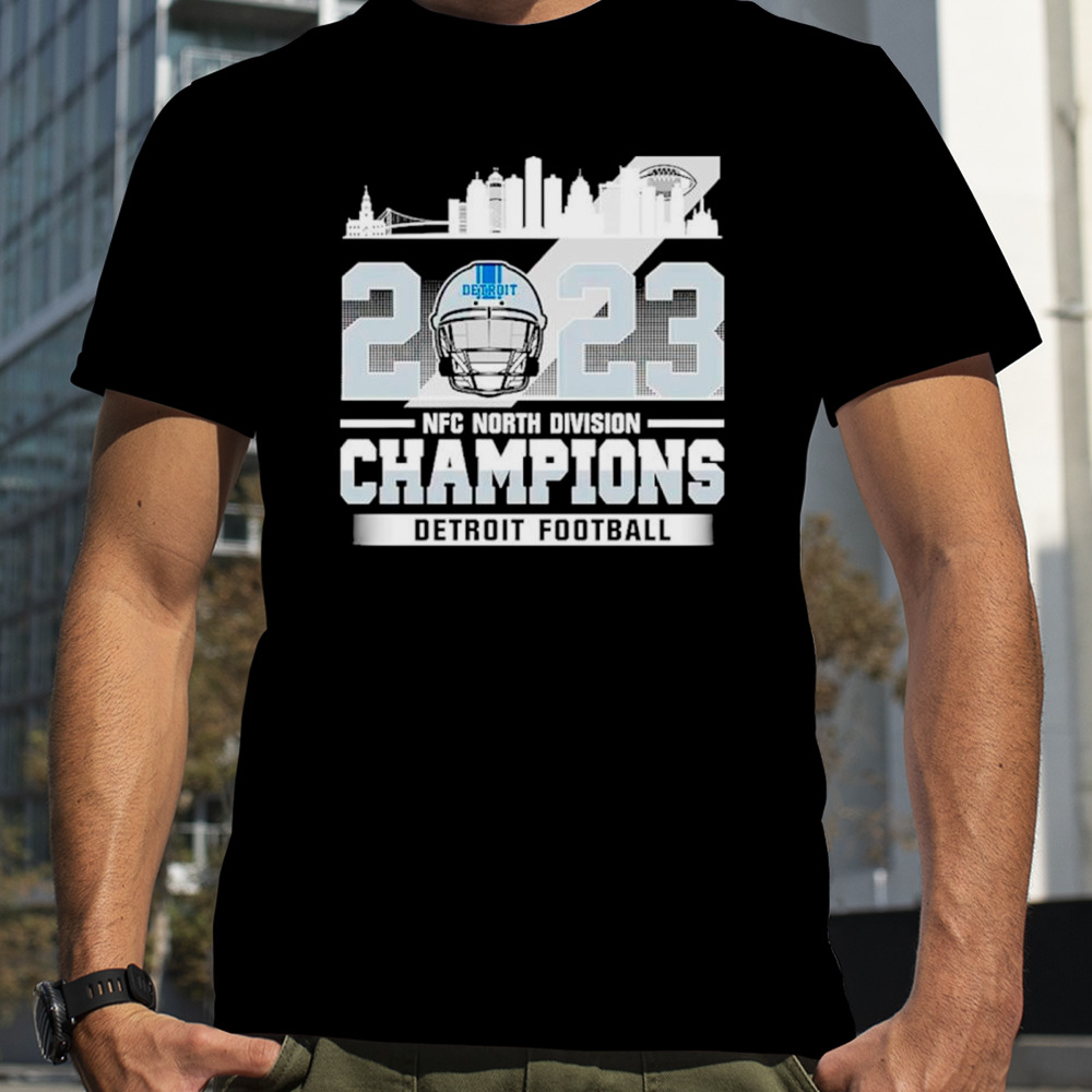 Detroit Lions football 2023 NFC North Division Champions shirt