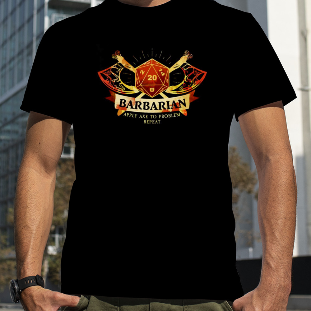 Dungeons And Dragons Barbarian shirt