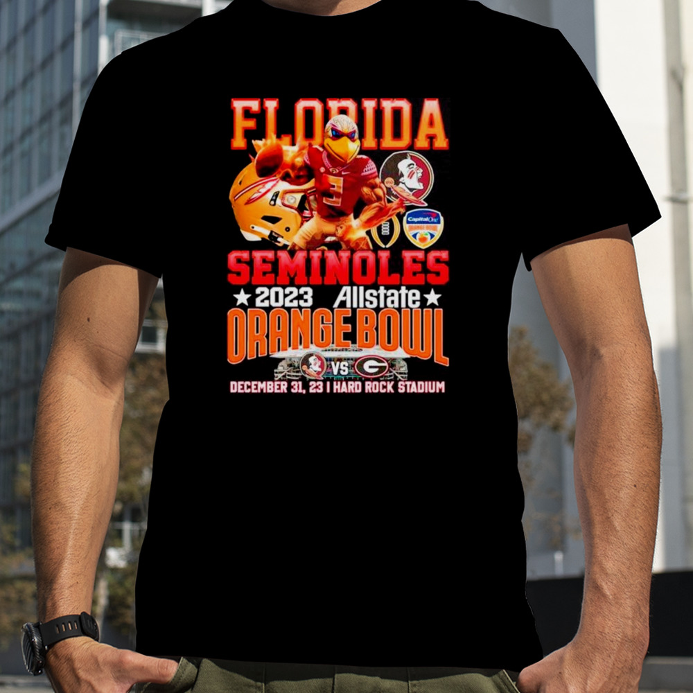 Florida Seminoles 2023 Allstate Orange Bowl December 31, 2023 Hard Rock Stadium shirt