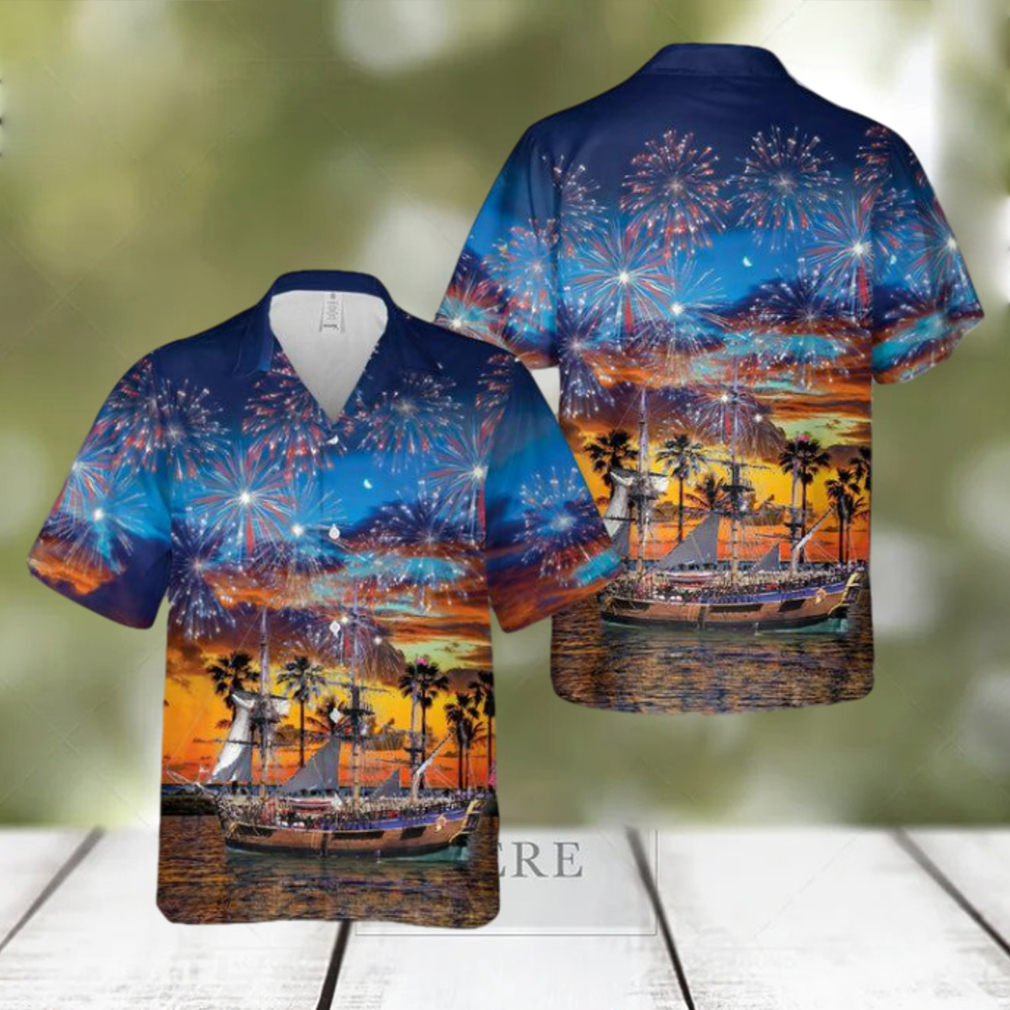 HMS Endeavour replica New Year Hawaiian Shirt - Limotees