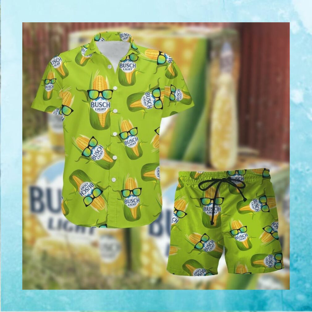 HOT Busch Light Corn Hawaiian Shirt And Short - Limotees