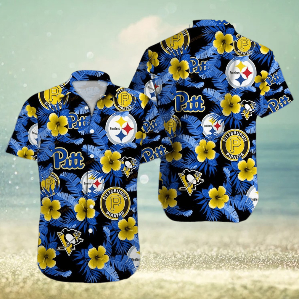 HOT Pittsburgh Panthers Pittsburgh Penguins Pittsburgh Steelers Pittsburgh Pirates Hawaiian Shirt - Limotees