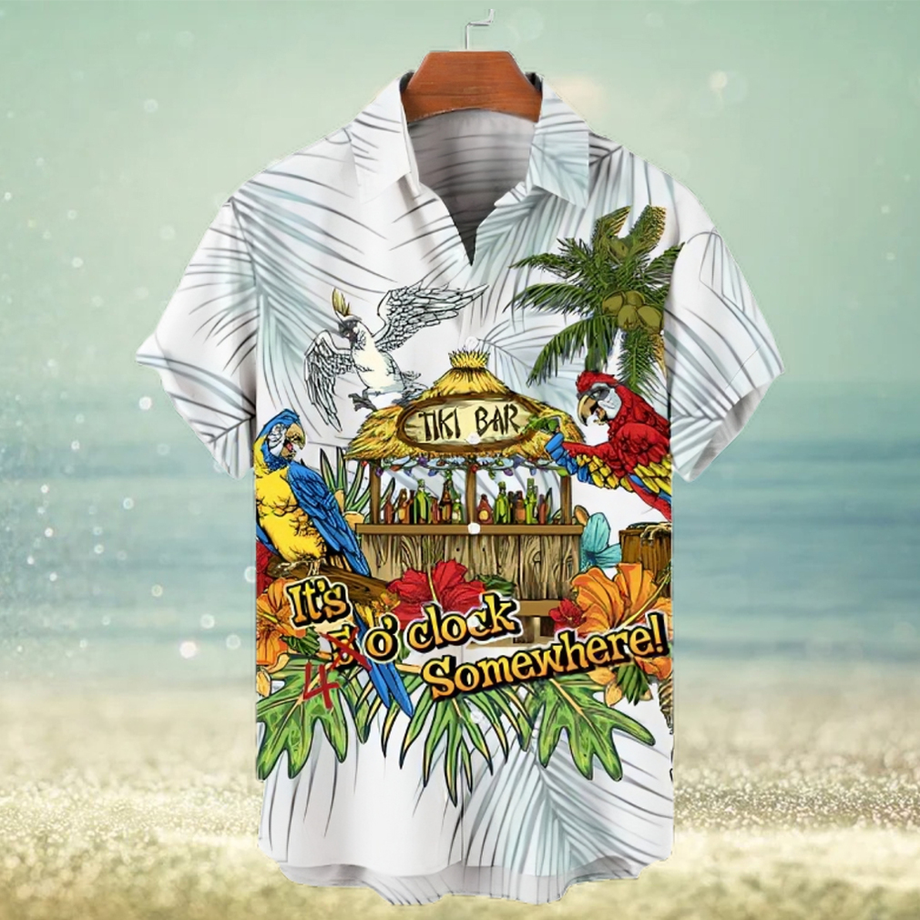 Hawaiian Parrot Party Short Sleeve Shirt - Limotees