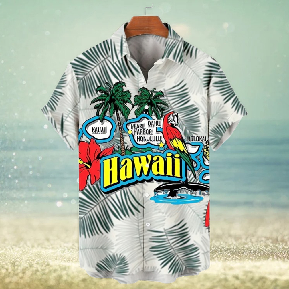 Hawaiian Parrot Short Sleeve Shirt - Limotees