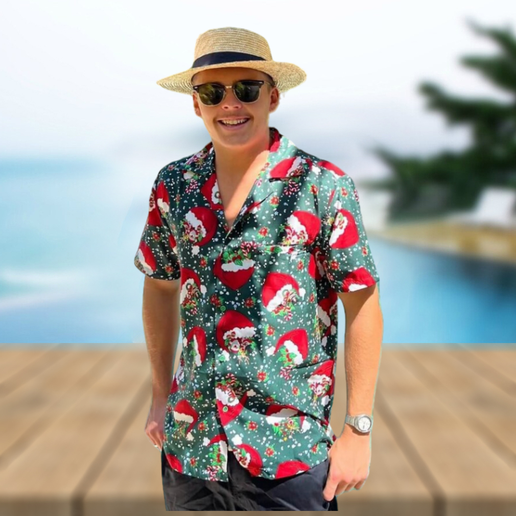 Hawaiian Shirt for men Christmas Party holiday Santa gift - Limotees