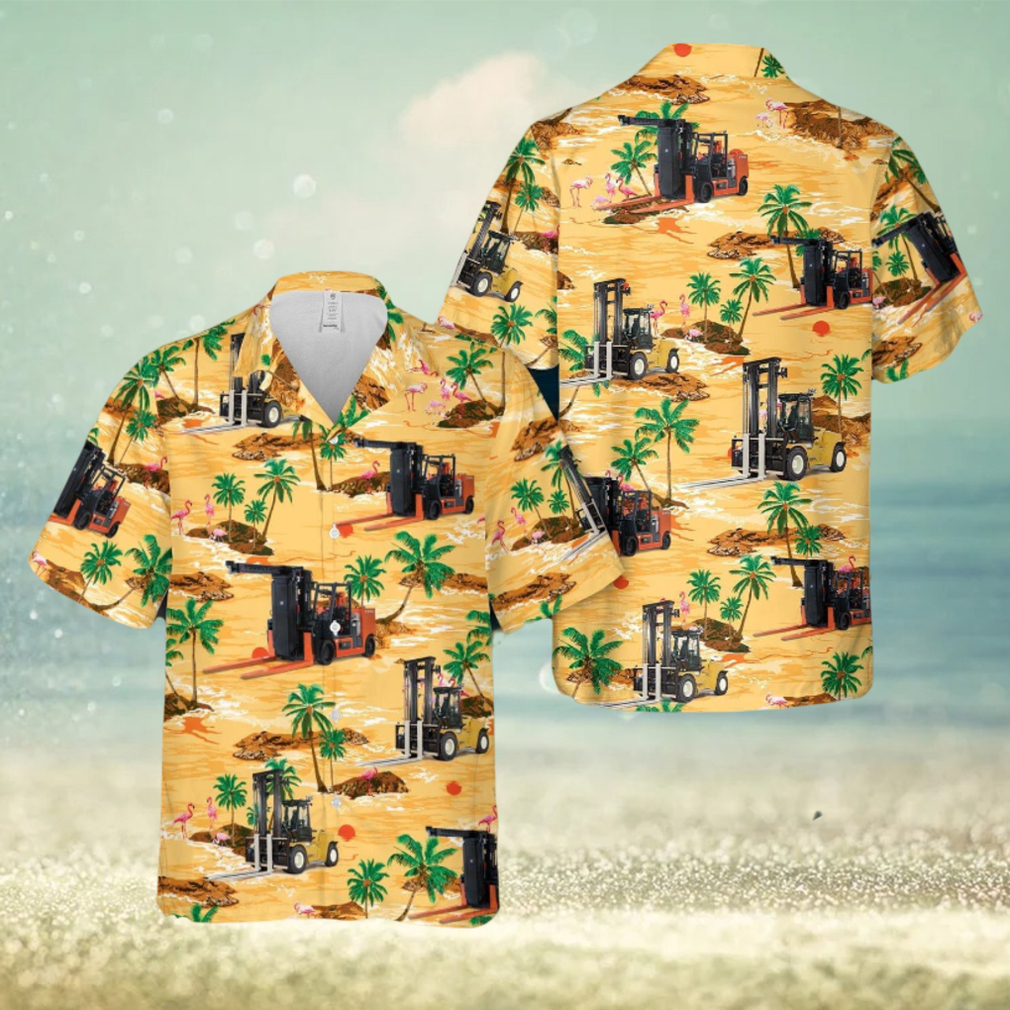 High Capacity Forklift 3D Hawaiian Shirt Summer Holiday Gift For Men And Women - Limotees