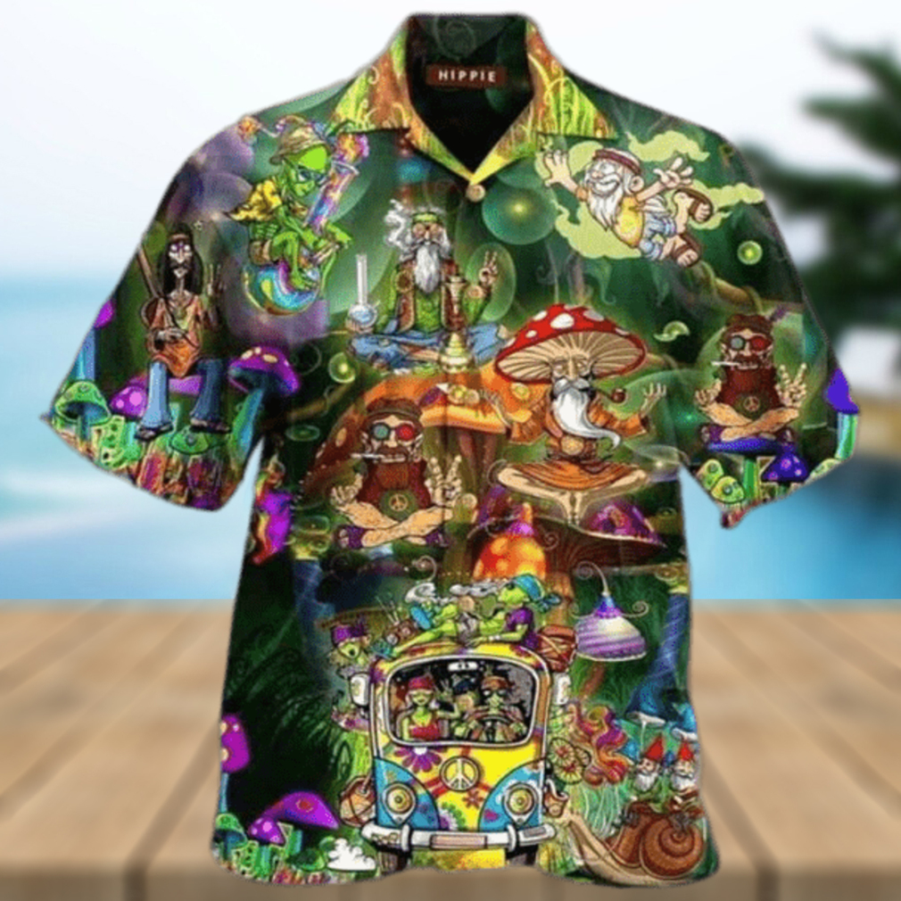 Hippie 3D Funny Hawaiian Shirt - Limotees