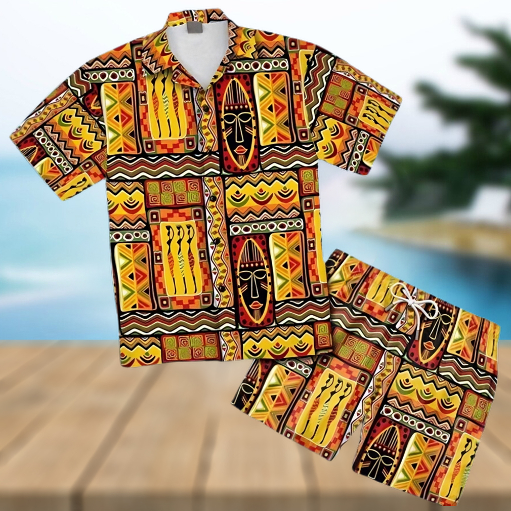 Hippie African Short Sleeve Hawaiian Shirt - Limotees