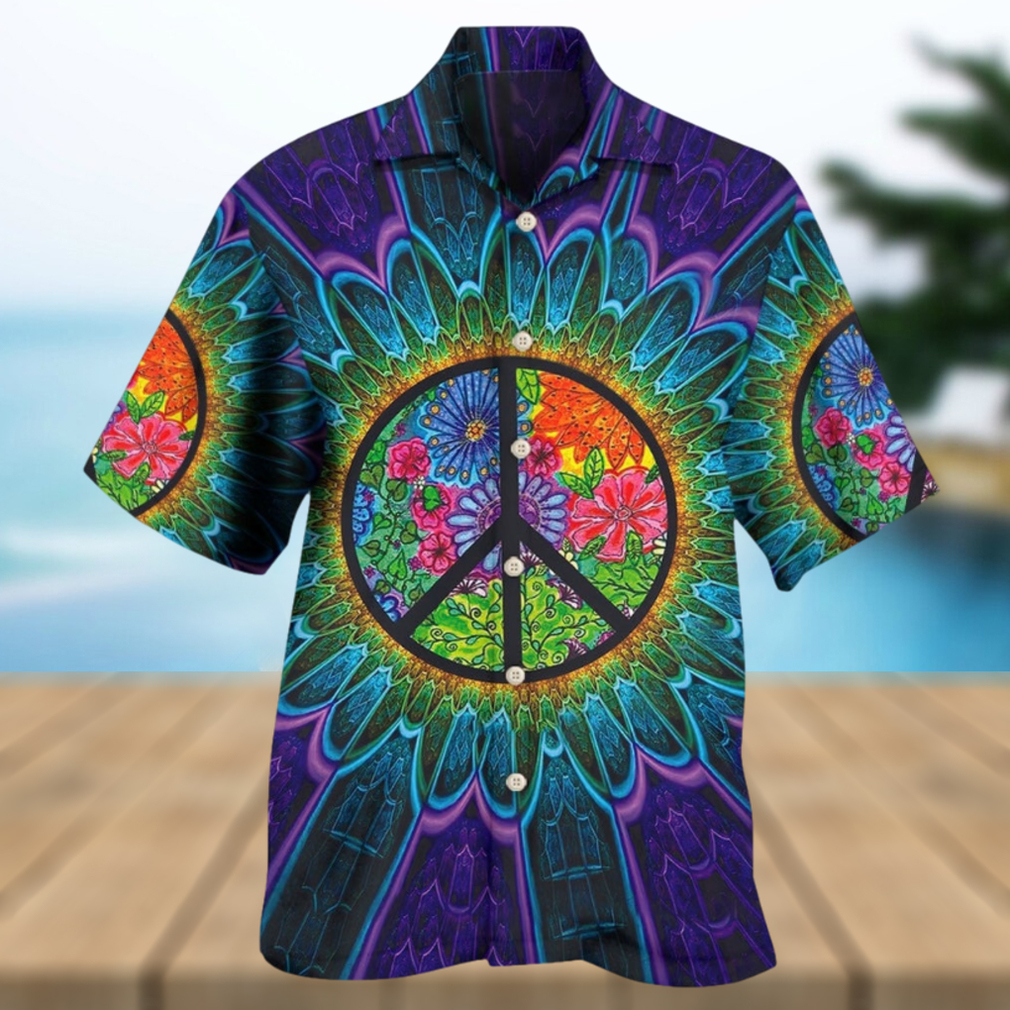 Hippie Sign Style Lover Hippie Hawaiian Shirt - Limotees