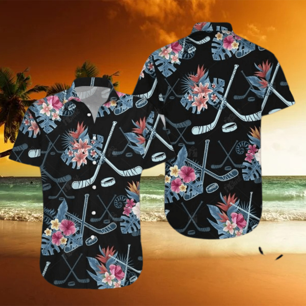 Hockey Summer Vibe Tropical Aloha Hawaiian Shirt - Limotees