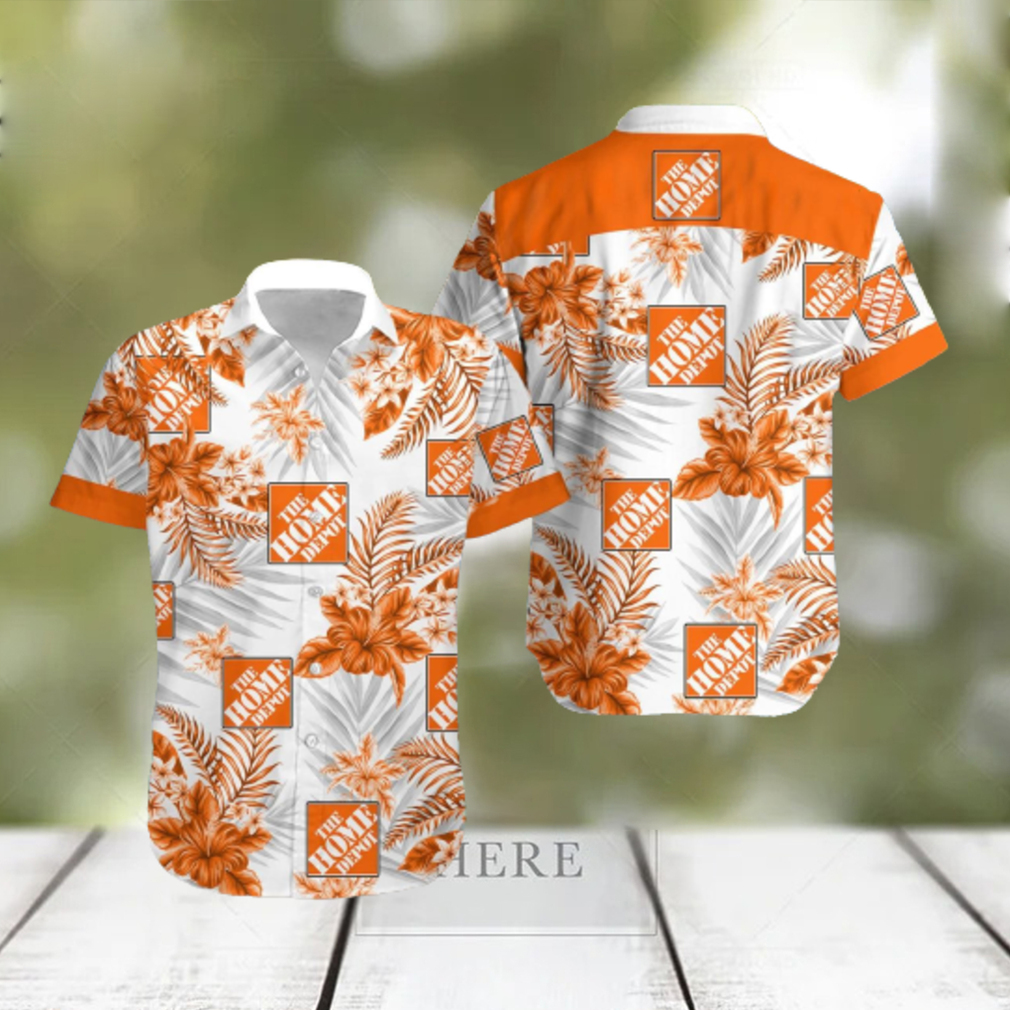 Home Depot 3D Tropical Flower Hawaiian Shirt Men And Women Gift - Limotees