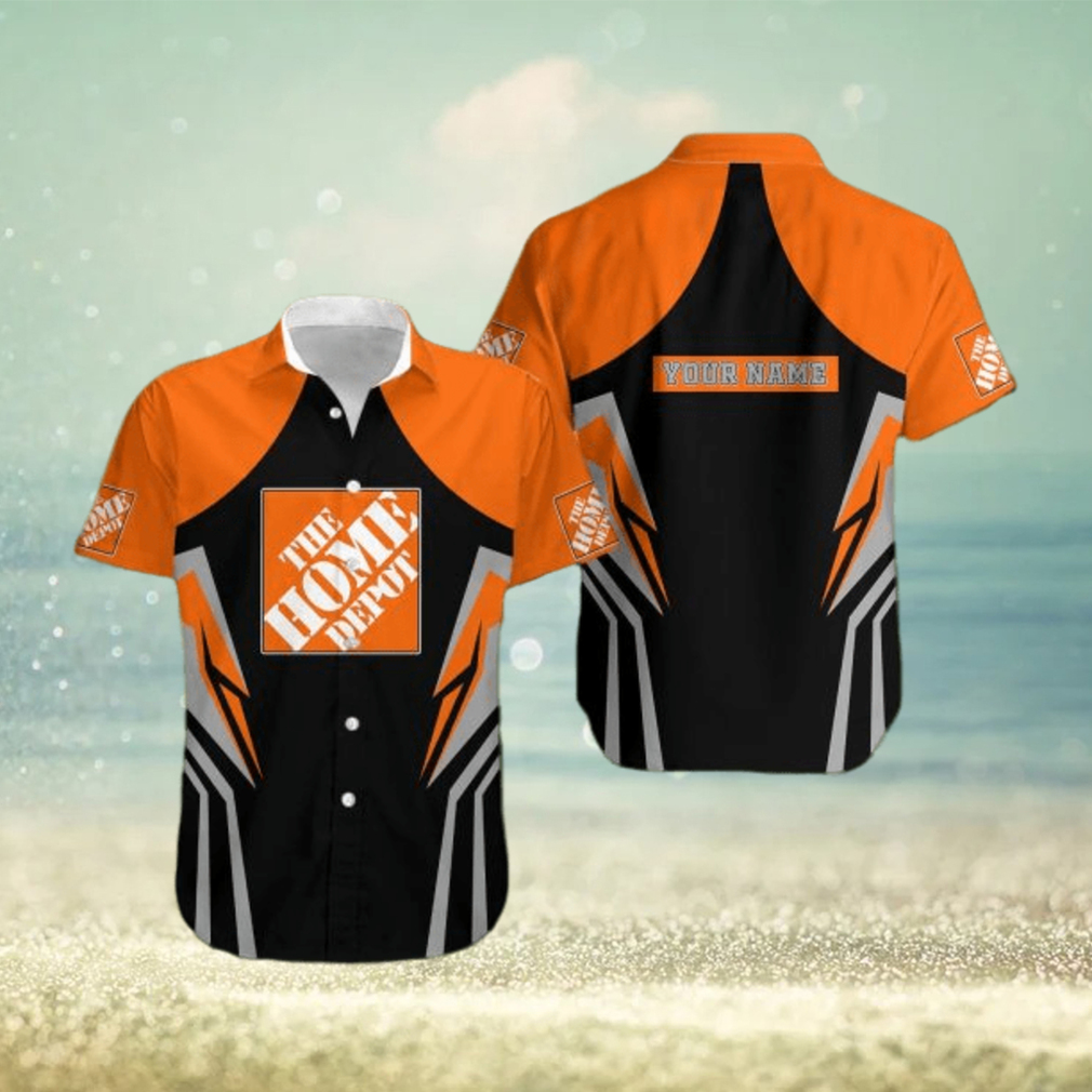 Home Depot Personalized Name Famous Brand Beach Hawaiian Beach Shirt For Summer - Limotees