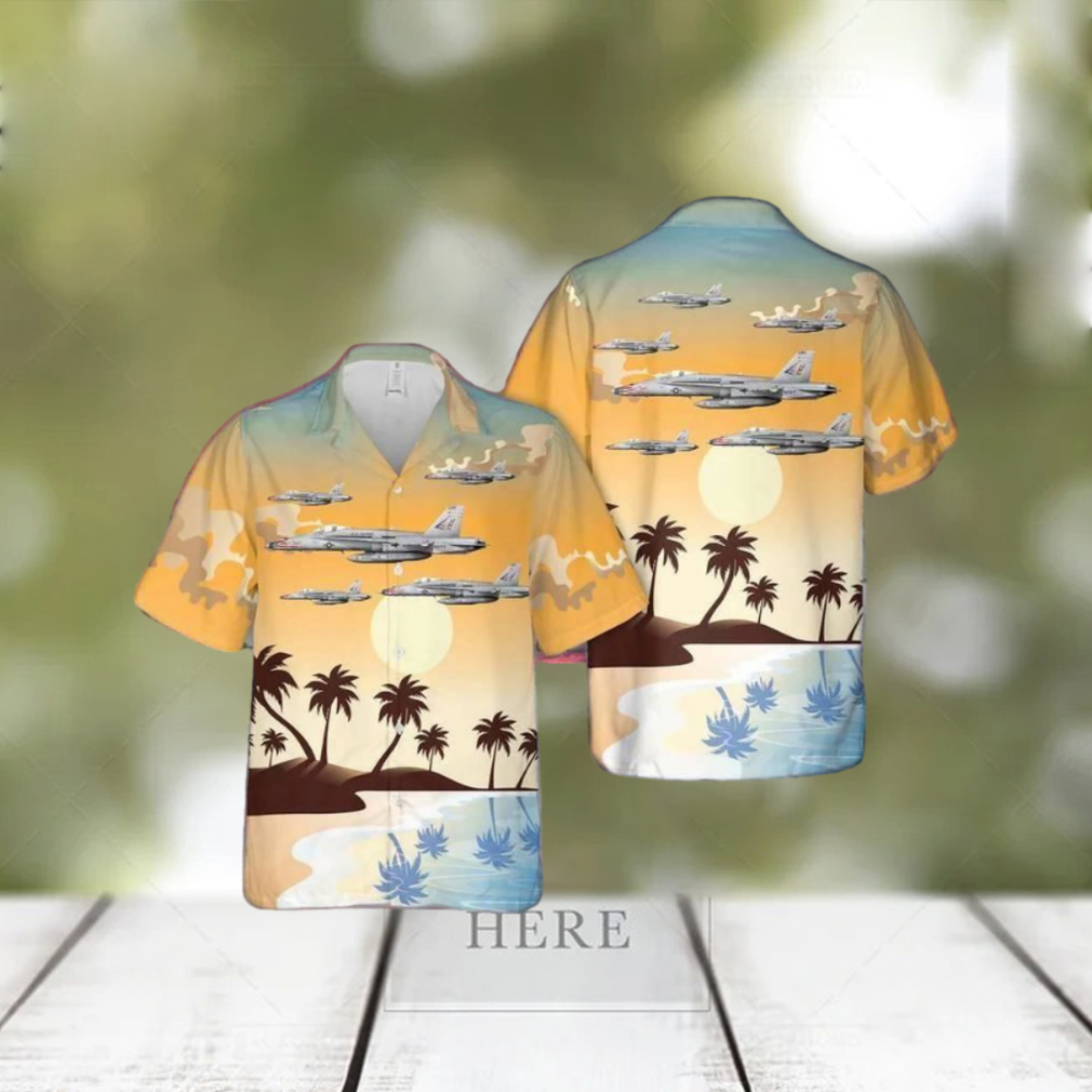 Hornet Vfa 146 Blue Diamonds Hawaiian Shirt - Limotees