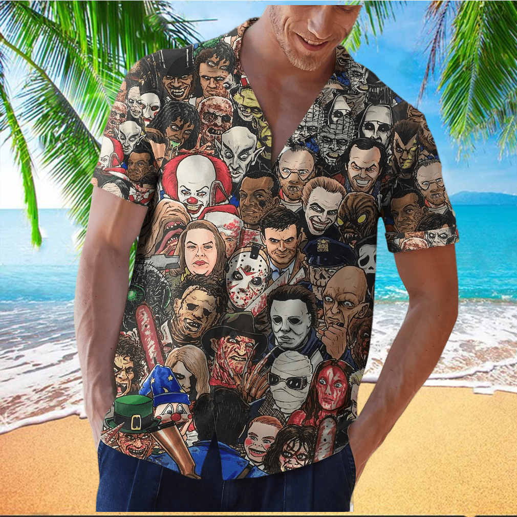 Horror Movie Character Hawaiian Shirt - Limotees