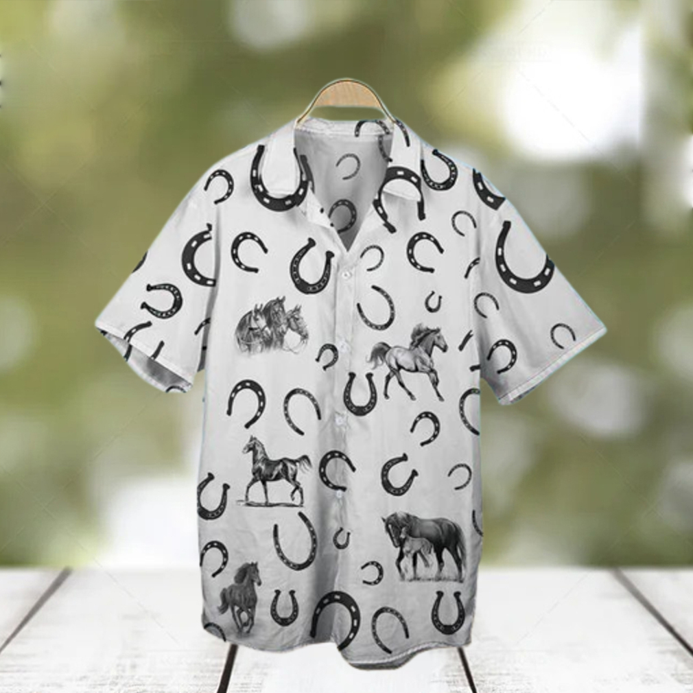 Horse Pattern Animal Farm Horse Hawaiian Shirt - Limotees